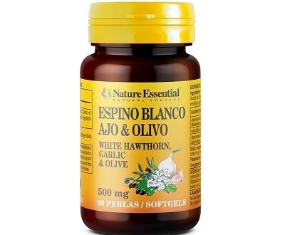 Ajo, espino blanco y olivo