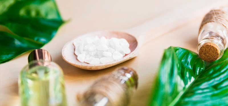 Sales de Baño, propiedades, relajación y desintoxicación de la piel