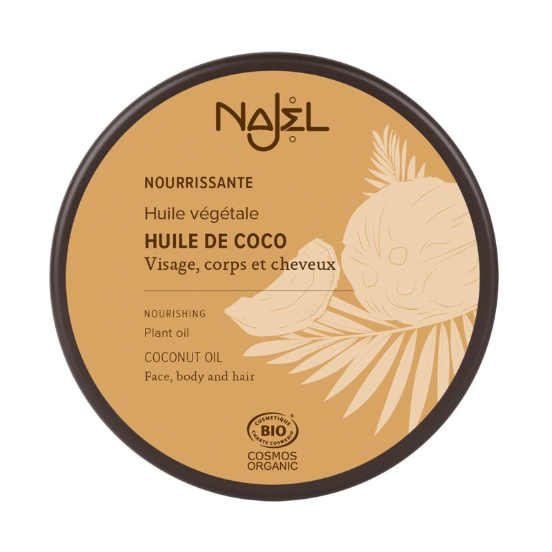 Óleo de coco cosmético (100g) 3 Garrafa de óleo de coco orgânico